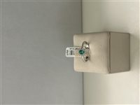 Anello Giorgio Visconti Donna in Oro bianco Smeraldo 0.39 Ct AB16960S - AB16960S